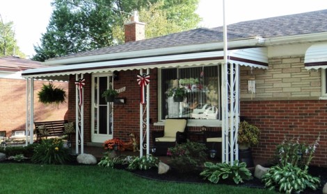 Aluminum Porch Awning Michigan