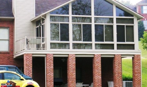 Beautiful Tall Gable Sunroom by Mr. Enclosure