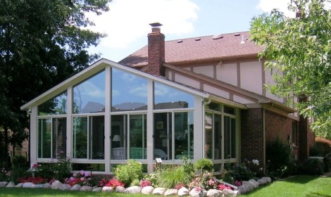 Clinton Township Gable Sunroom