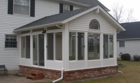 Gable Sunroom Solid Kickplates Macomb County