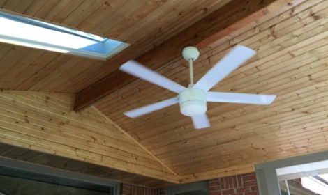 Gable Bead Board Ceiling