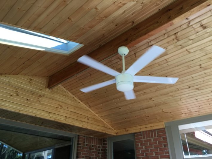 Gable Bead Board Ceiling