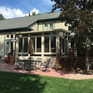 Custom Studio Sunroom on a Deck in Macomb County