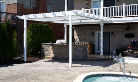 louvered roof