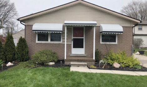 Custom Aluminum Door & Window Awnings - St. Clair Shores