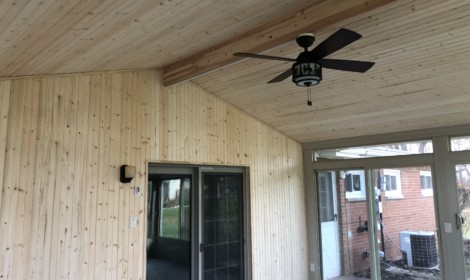 Gable Style Sunroom Custom Interior2