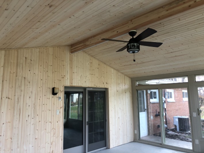 Gable Style Sunroom Custom Interior2