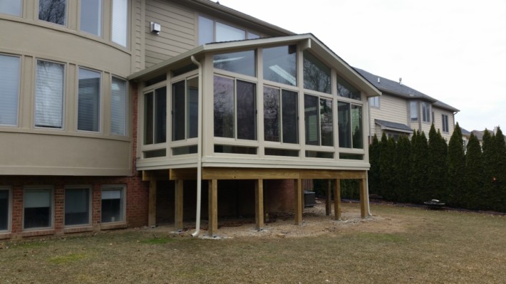 Gable Sunroom All Season Elevated