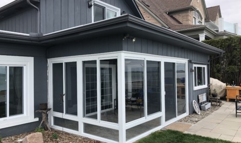 3 Season Enclosure Below Existing Roof - Harrison Township