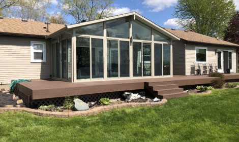 3 Season Enclosure Below Existing Roof - Harrison Township