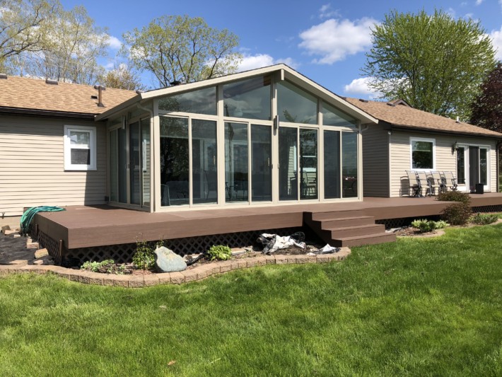 3 Season Enclosure Below Existing Roof - Harrison Township