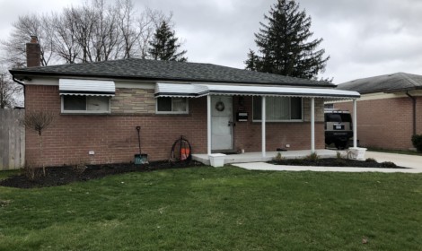 Aluminum Porch and Window Step Down Awnings