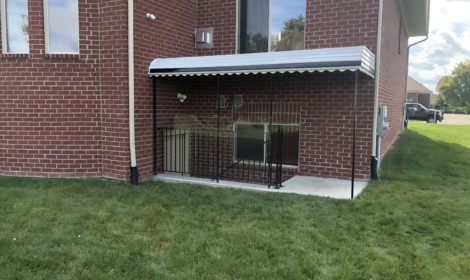 Aluminum Step Down Awning - Troy Michigan