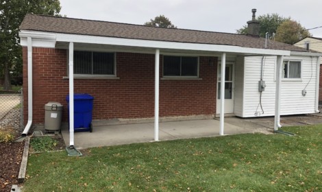 Flat Pan Patio Awning - Warren Mich