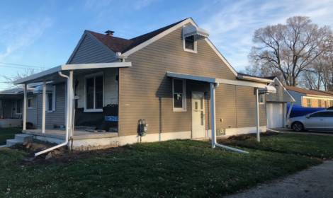 Step Down Aluminum Window Awnings and Flat Pan Porch Awnings