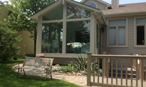 Three Season Gable Sunroom in Lexington MI