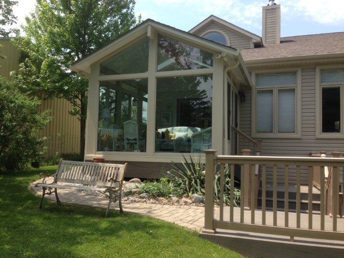 Three Season Gable Sunroom in Lexington MI