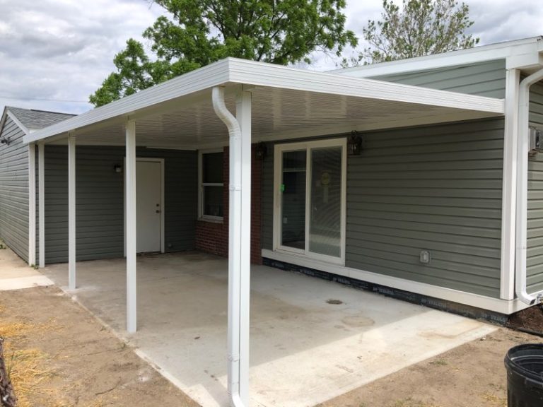 Flat Pan Aluminum Patio Roof - Warren MI - Mr. Enclosure Michigan ...